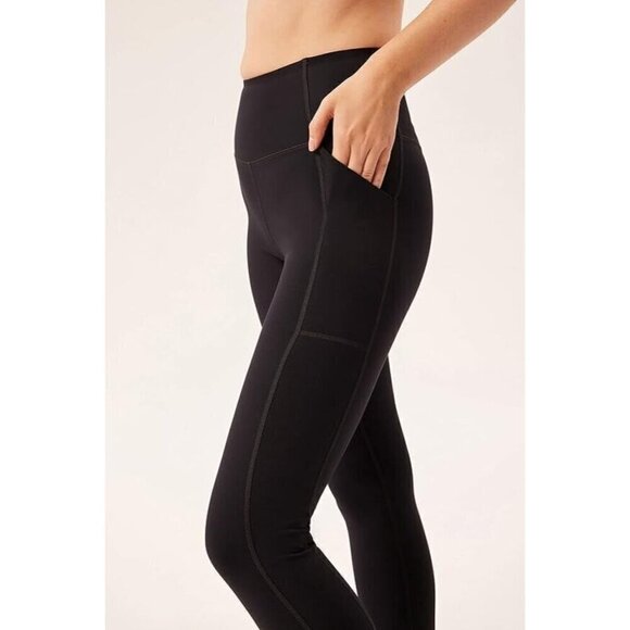 Girlfriend Collective Compression Athletic Leggings Pockets Black size XS - Picture 3 of 8